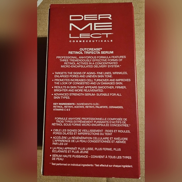 NIB Dermelect OUTCREASE Retinol Trifecta Serum - Picture 3 of 5